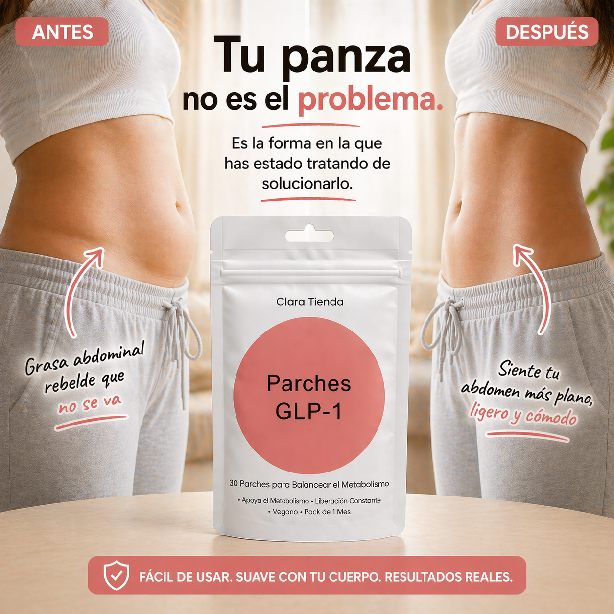 ClaraTienda - Equilibrio GLP Parches de uso diario