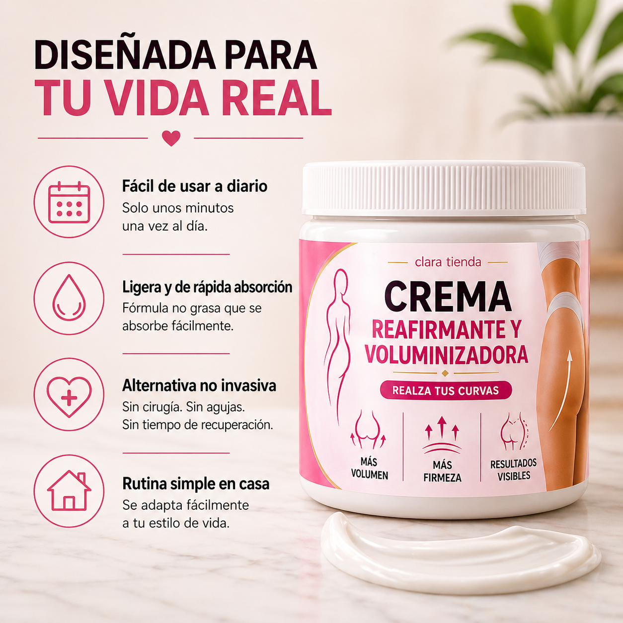 ClaraTienda – Reafirmante Volumen Crema de uso diario