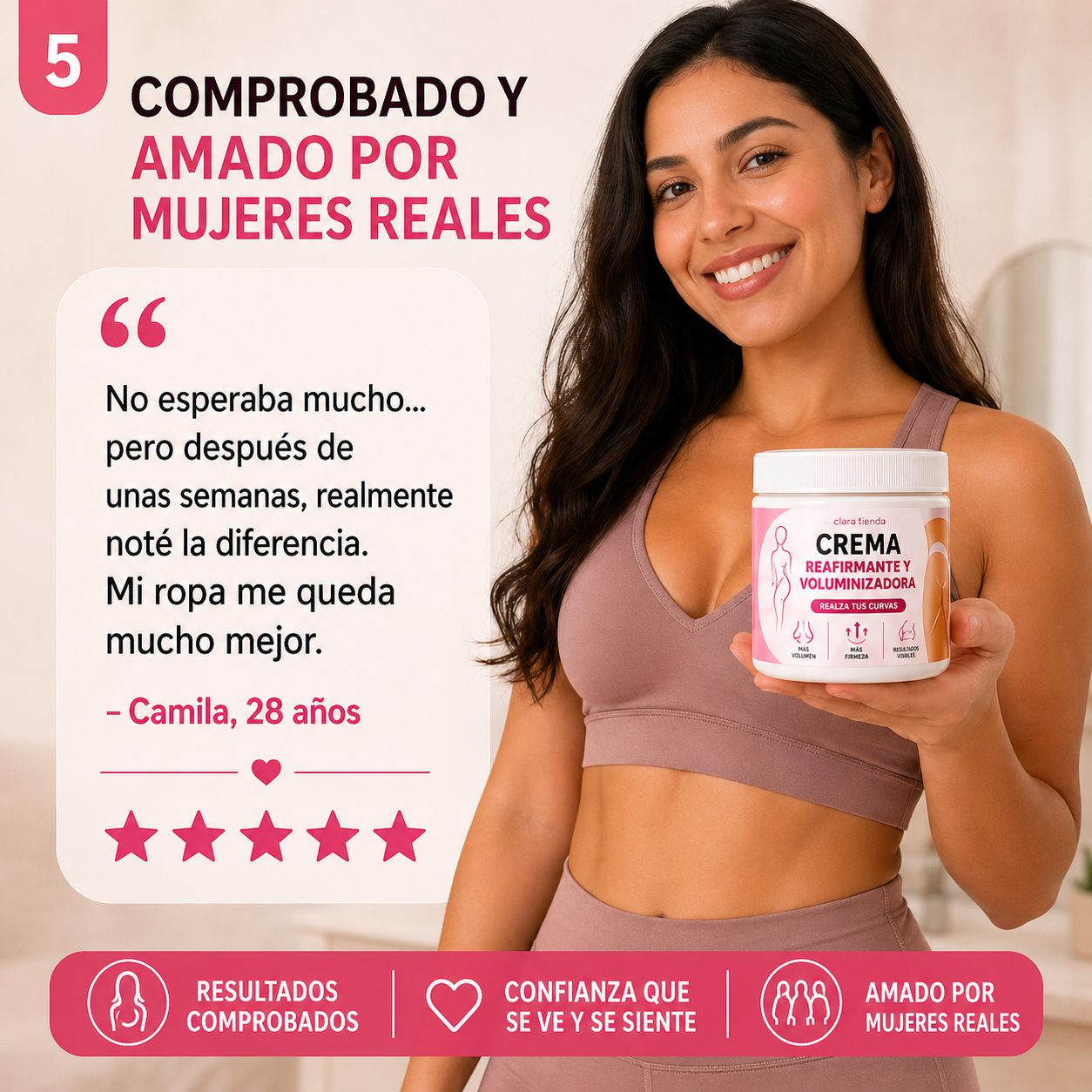 ClaraTienda – Reafirmante Volumen Crema de uso diario