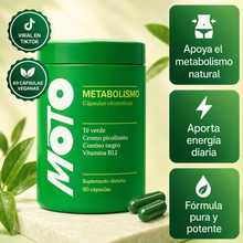MOTO Metabolismo - Cápsulas vitamínicas de apoyo diario