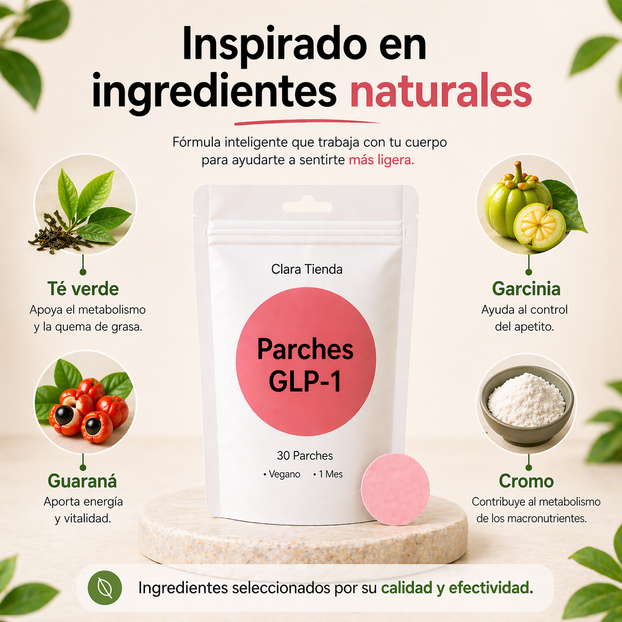 ClaraTienda - Equilibrio GLP Parches de uso diario
