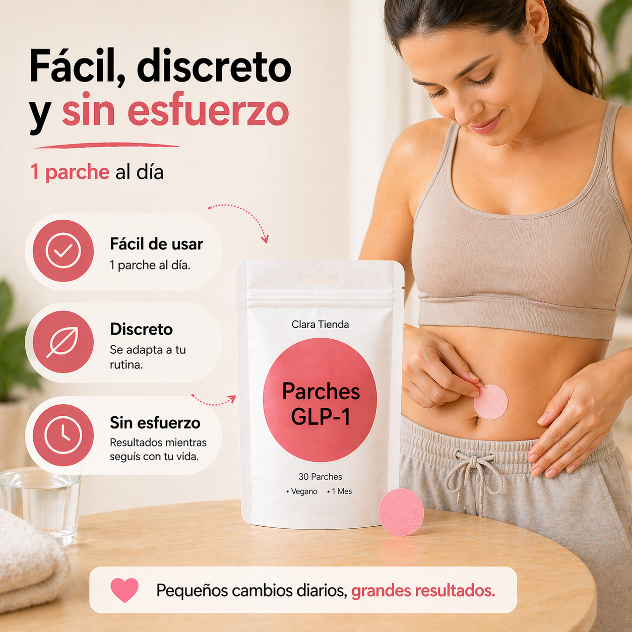 ClaraTienda - Equilibrio GLP Parches de uso diario
