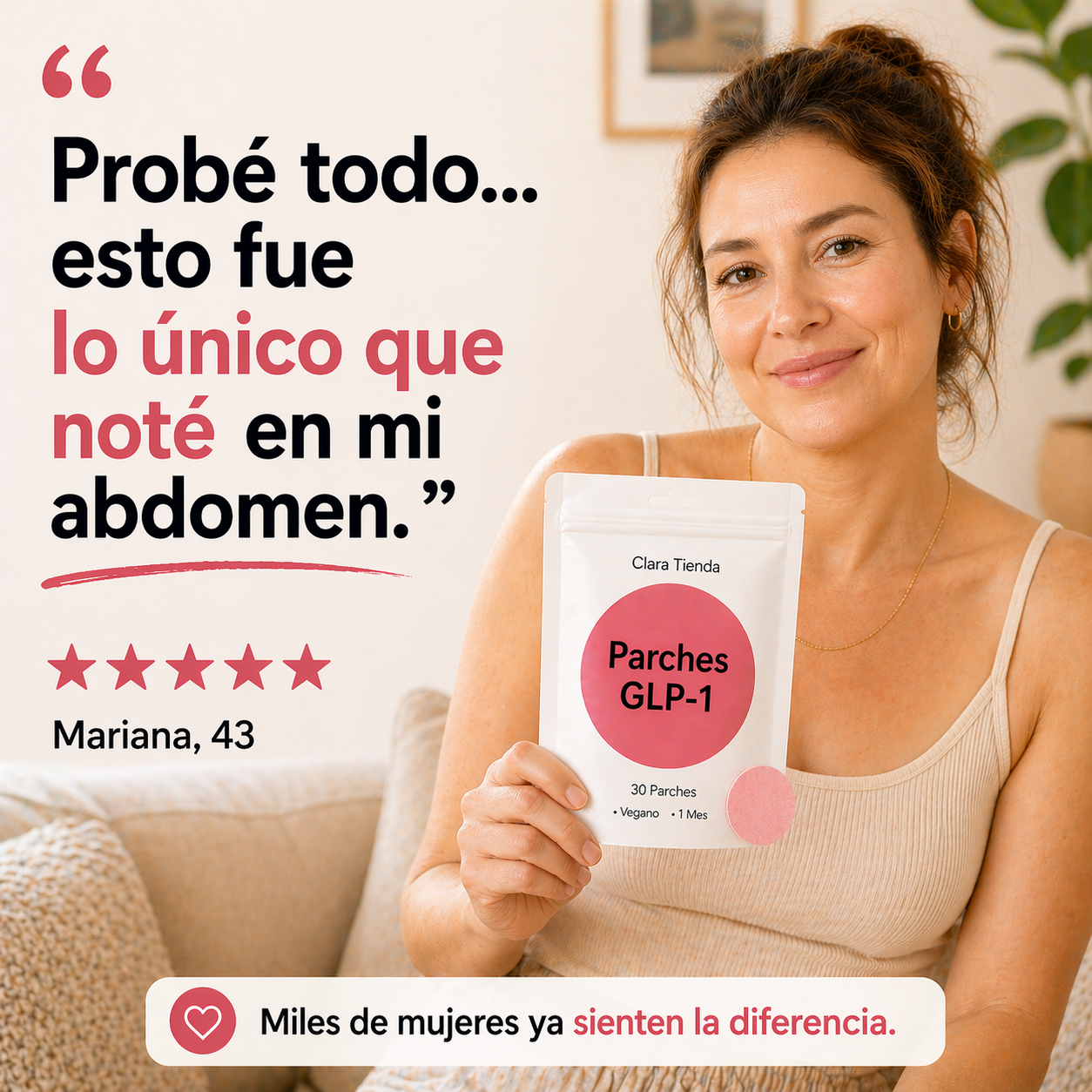 ClaraTienda - Equilibrio GLP Parches de uso diario
