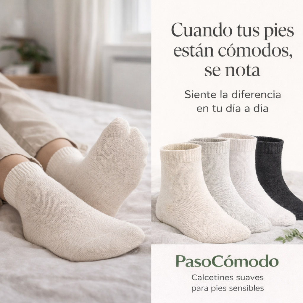 PasoCómodo - Pack 4 Pares Cómodos