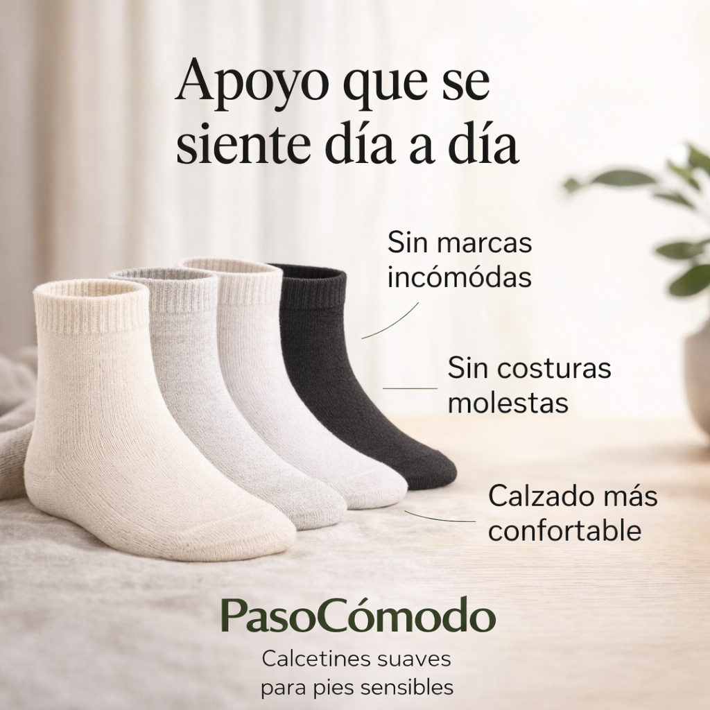 PasoCómodo - Pack 4 Pares Cómodos