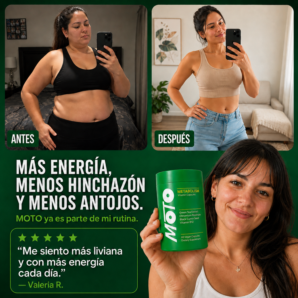 MOTO Metabolismo - Cápsulas vitamínicas de apoyo diario