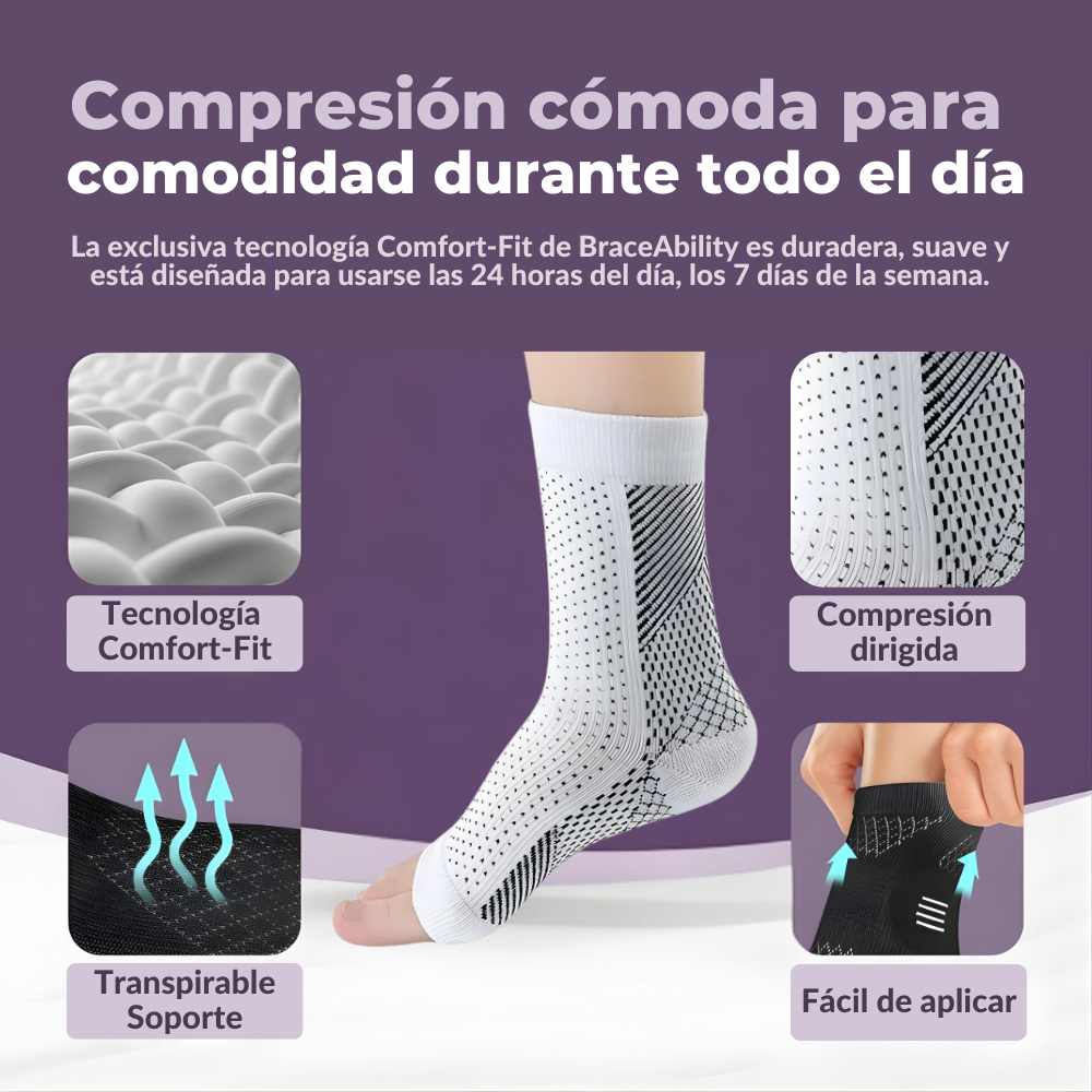 Compresión Comfort Premium: soporte inteligente para piernas más ligeras y con más energía