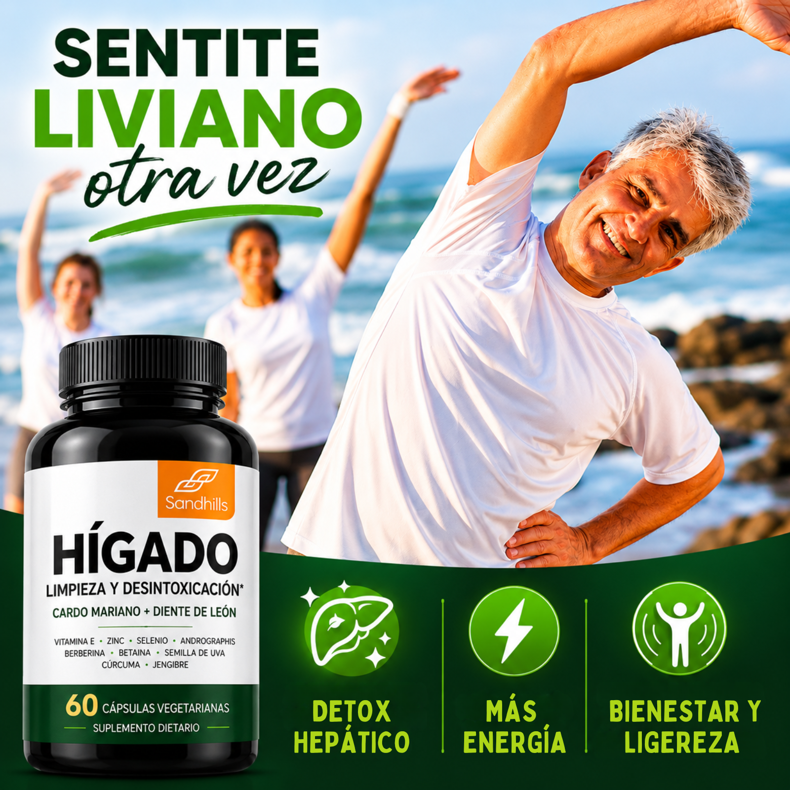 Higado Limpieza y Desintoxicacion - Apoyo diario para sentirte mejor.