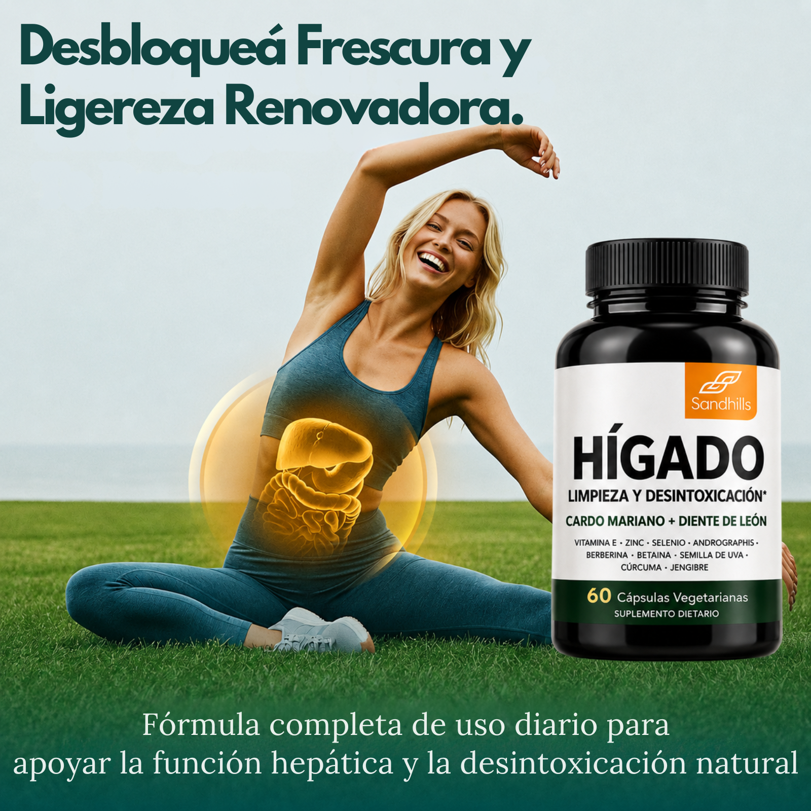 Higado Limpieza y Desintoxicacion - Apoyo diario para sentirte mejor.