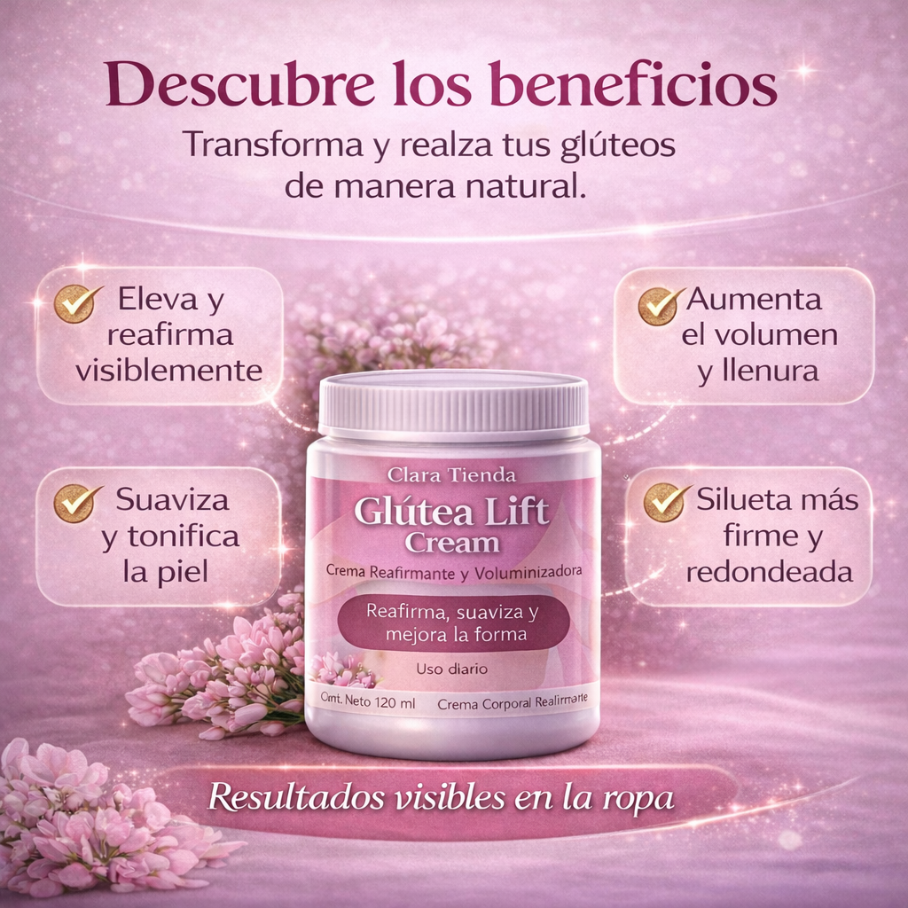Glútea Lift - Reafirma, suaviza y mejora la forma
