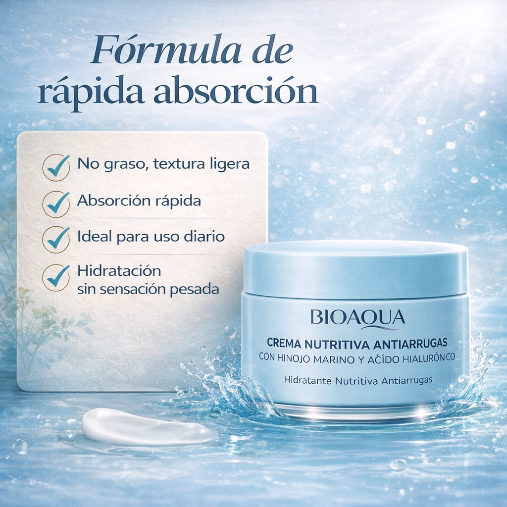 BIOAQUA – Crema Antiarrugas 2x1 | Llévate 2, paga 1
