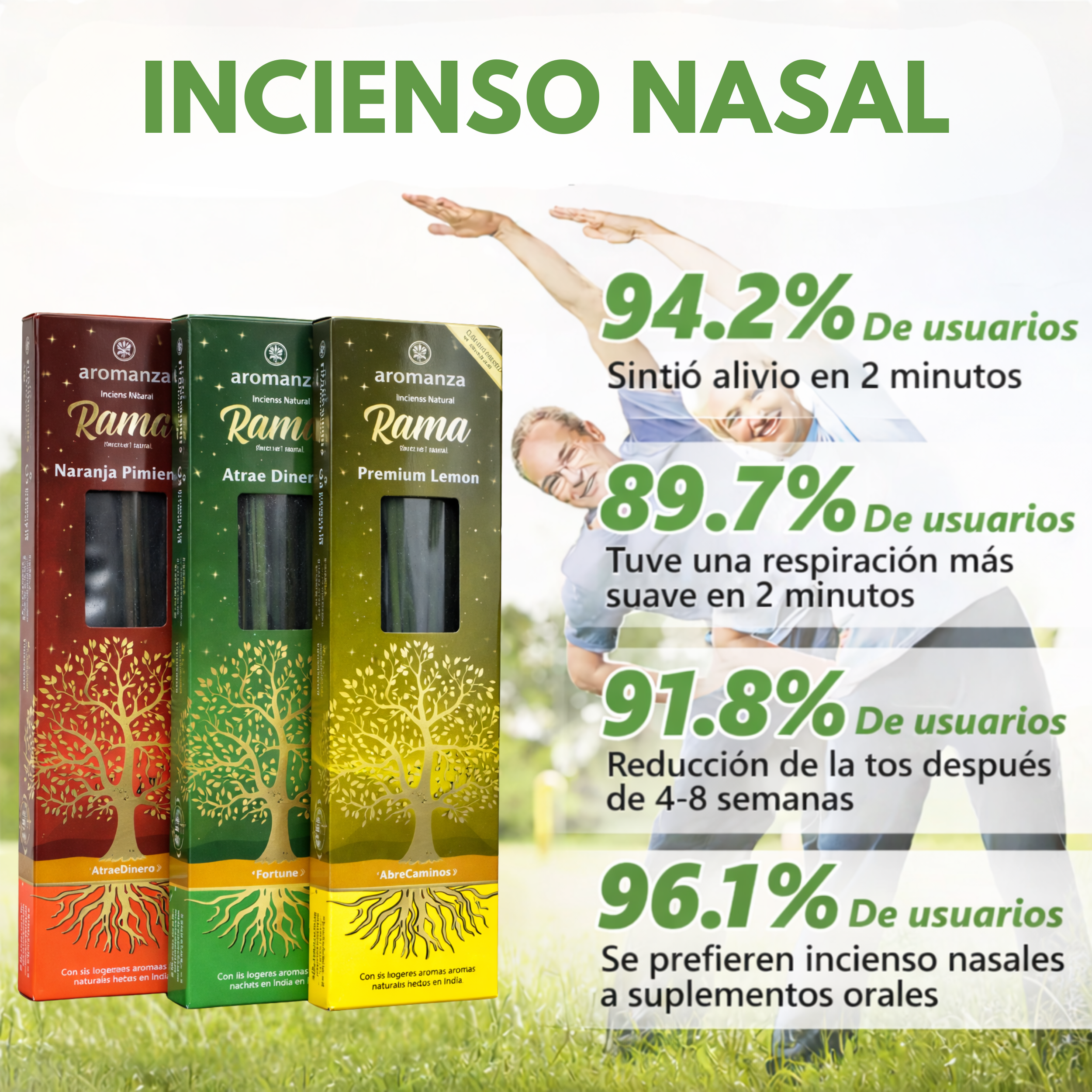 RAMA INCIENSO NASAL  — ALIVIO INMEDIATO Y APOYO PARA LOS PULMONES