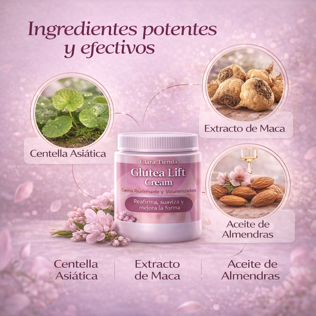Glútea Lift - Reafirma, suaviza y mejora la forma