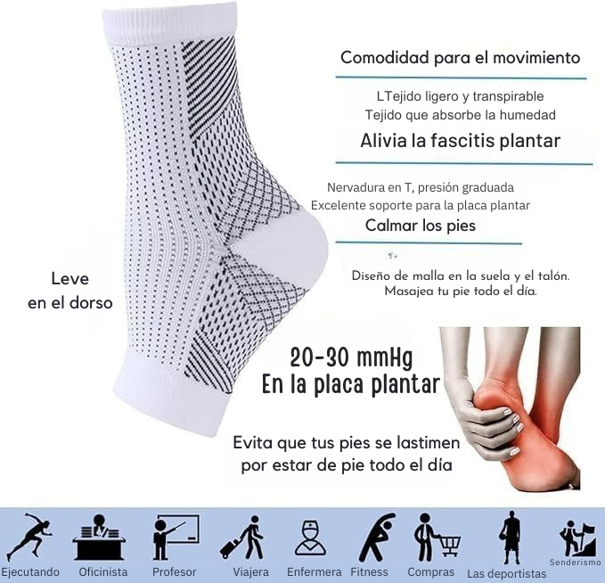 Camina sin dolor: medias de compresión que cambian cada paso