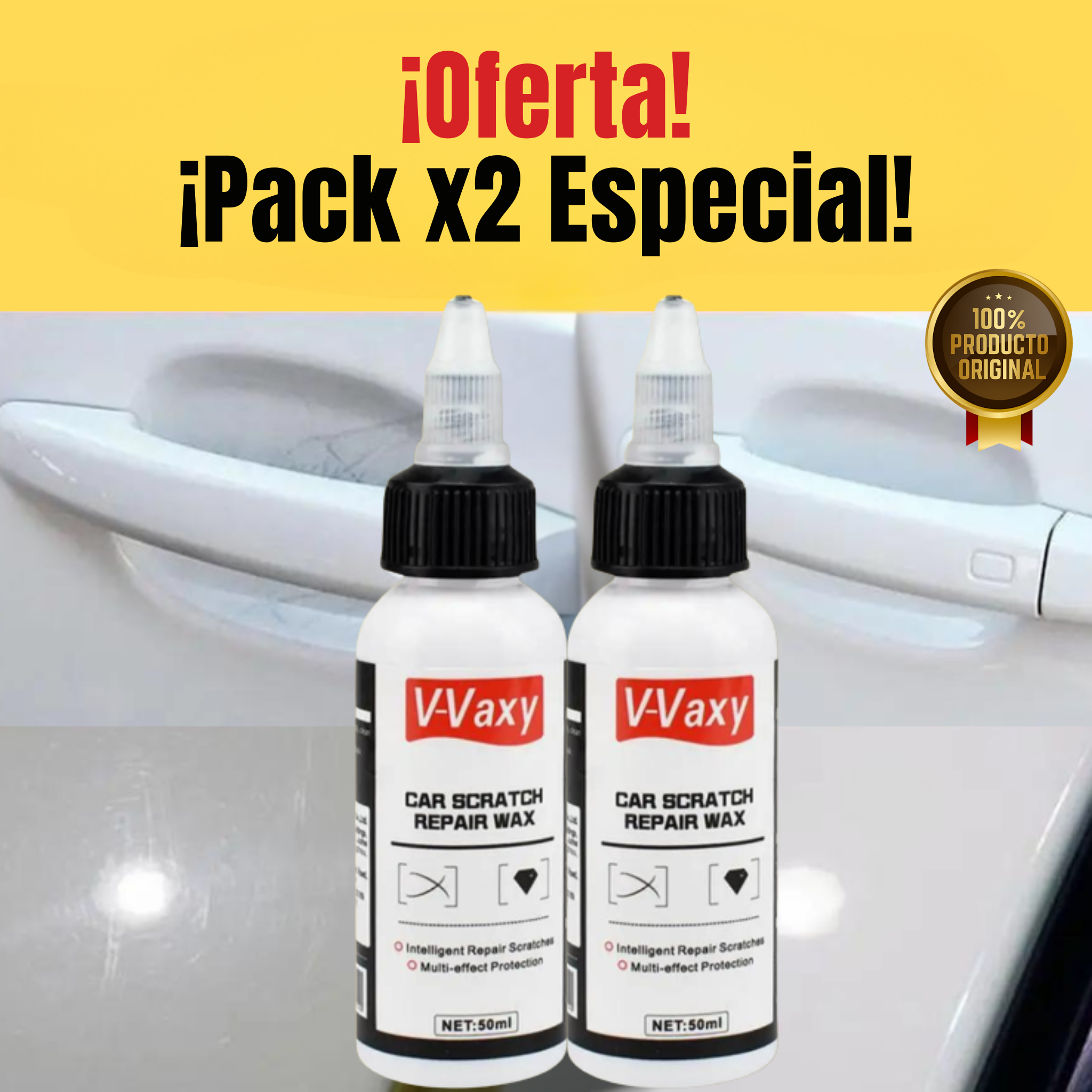 PuraPintura™ para Autos – Restaura Color y Brillo | Pack x2 + Envío Gratis