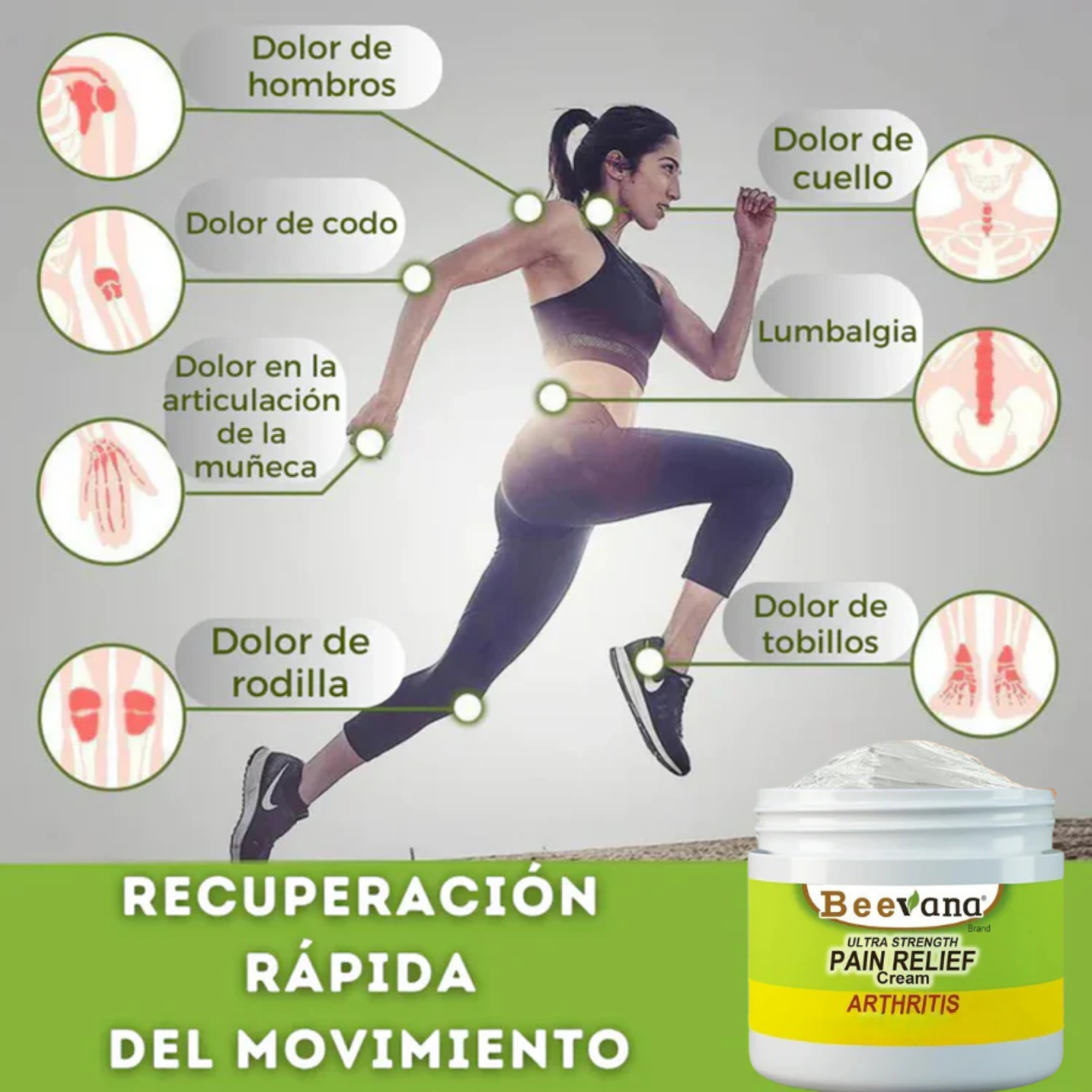 Crema Ultra Fuerte de Alivio Rápido – Dolor de Articulaciones y Músculos