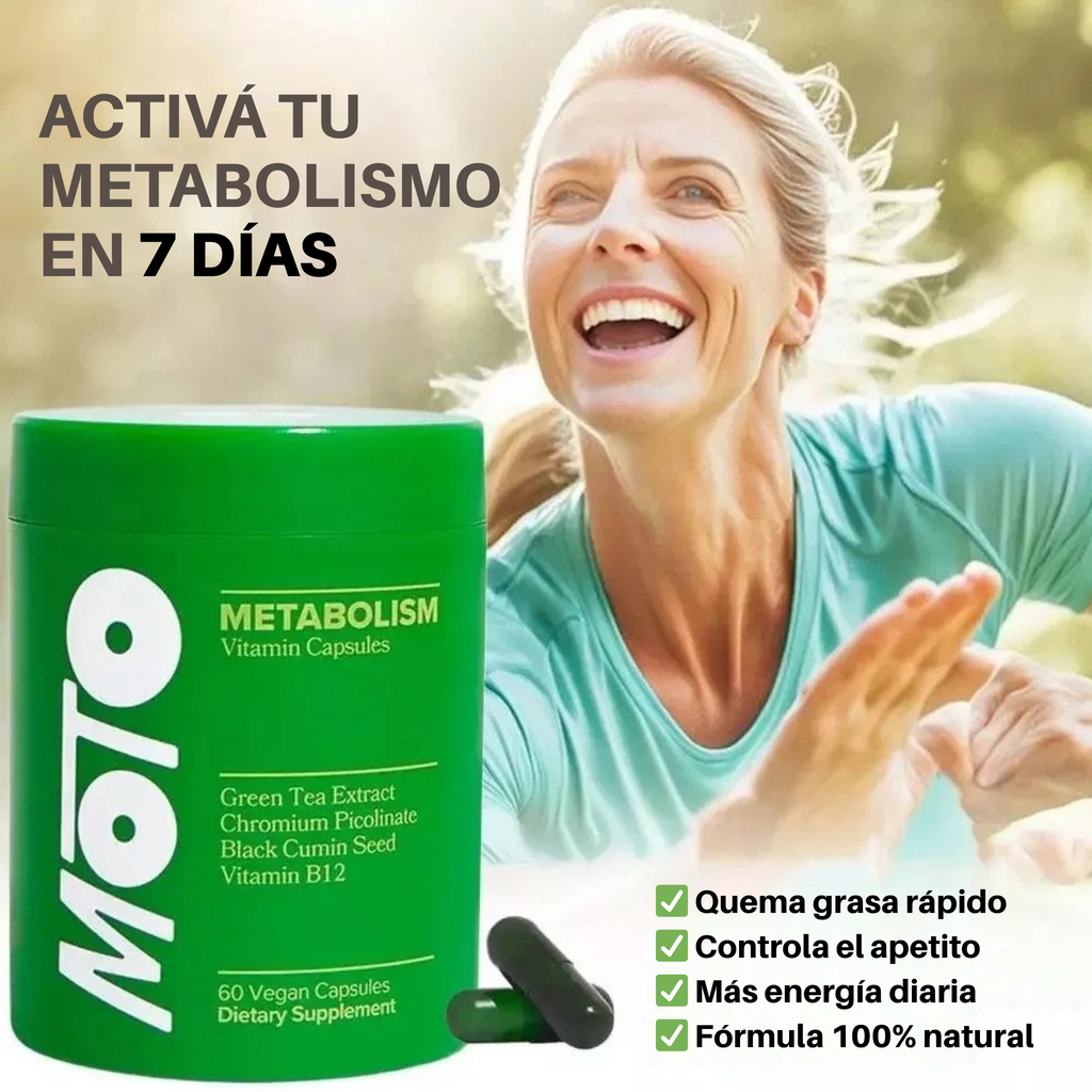 MOTO – Suplemento Natural para Acelerar el Metabolismo
