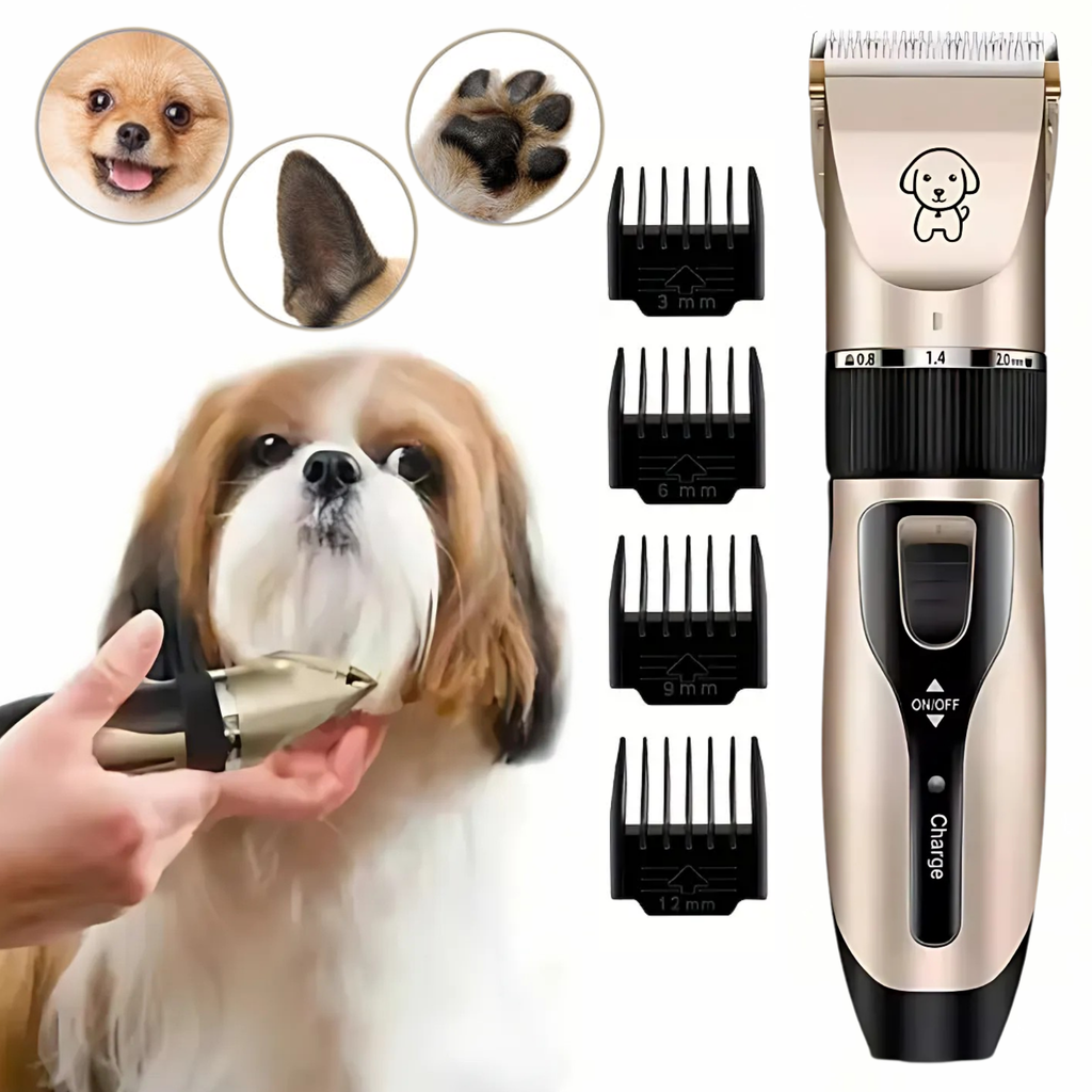 Trimmer Eléctrico para Perros y Gatos – Silencioso, Recargable y Profesional en Casa