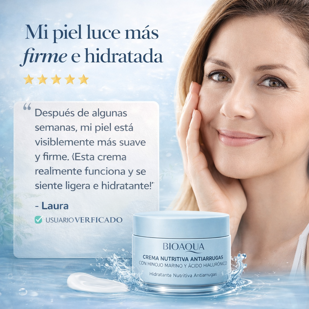 BIOAQUA – Crema Antiarrugas 2x1 | Llévate 2, paga 1