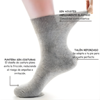 Calcetines premium sin costuras para una comodidad total en el día a día (4 pares)