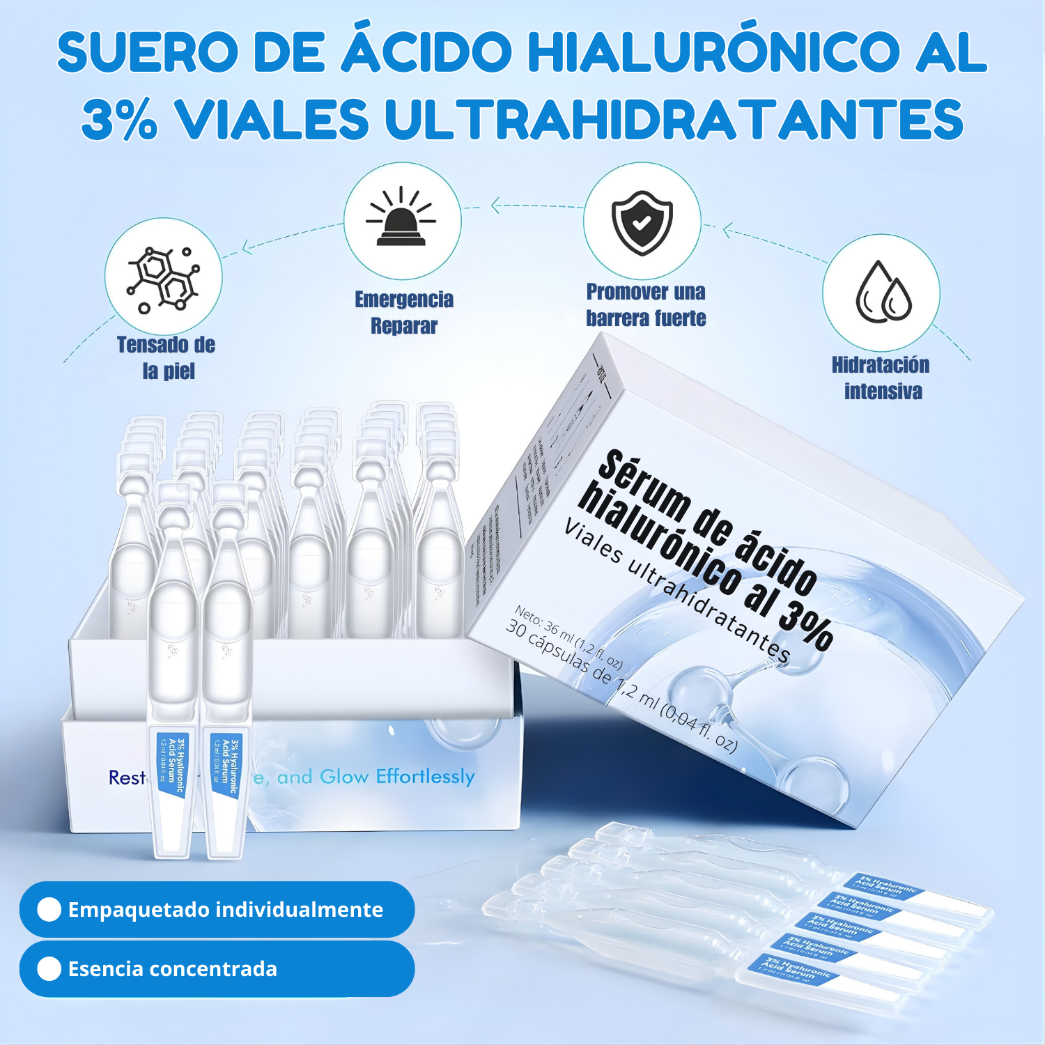Suero Reparador Ultra Hidratante - Hidratación Profunda • Reparación de la Barrera Cutánea