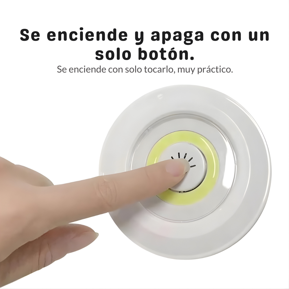 Luces LED instantáneas para espacios oscuros: ilumina tu hogar en segundos