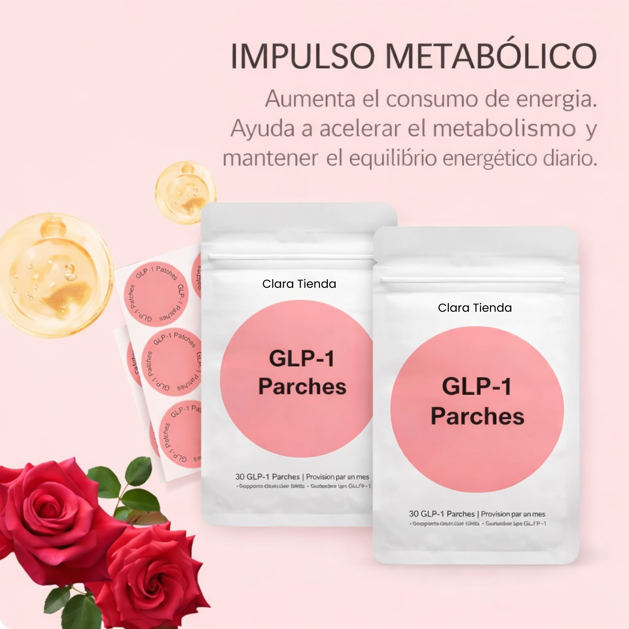 GLP-1 Slimming Patches - Resultados Visibles, Sin Complicaciones