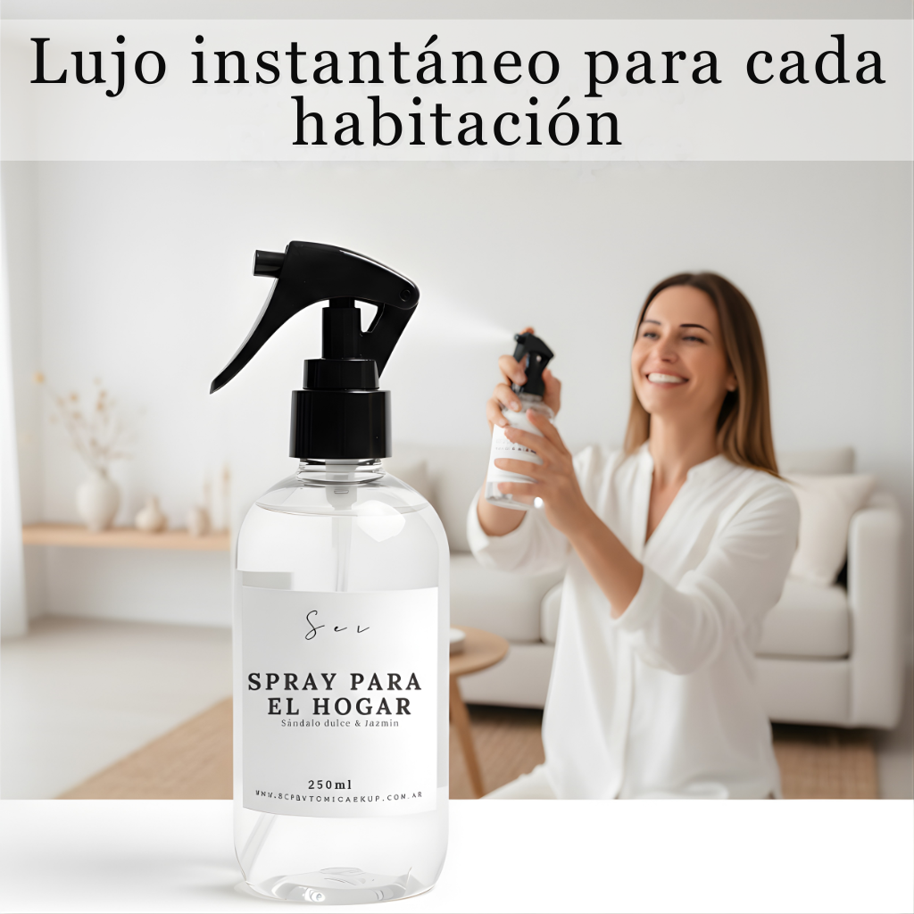 SPRAY PARA EL HOGAR - Transformá tu casa en un refugio de calma, elegancia y bienestar.