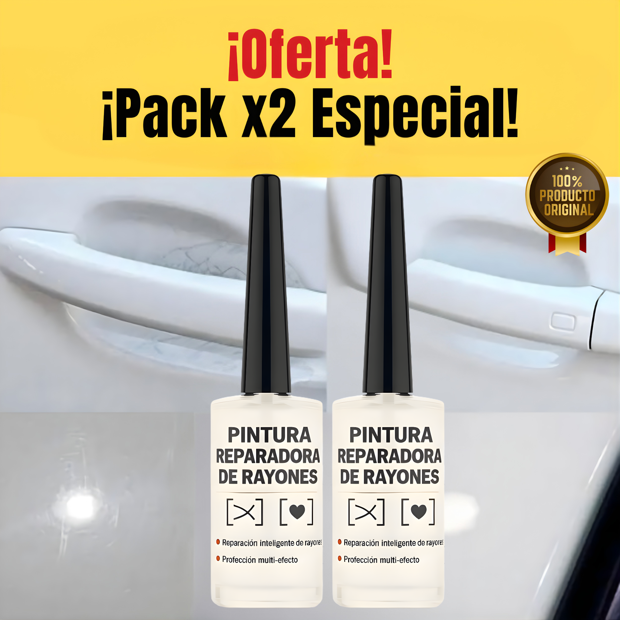 PuraPintura™ para Autos – Restaura Color y Brillo | Pack x2 + Envío Gratis