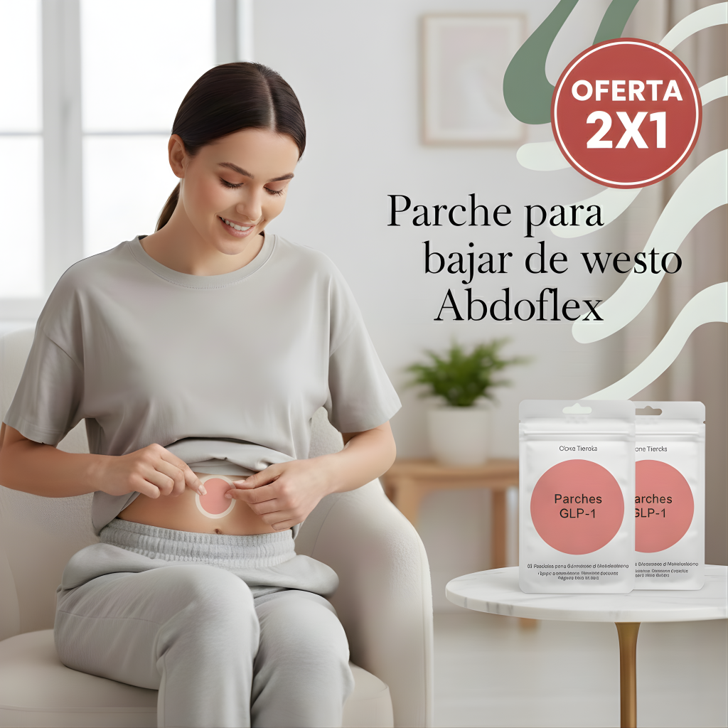 Parche para bajar de peso Abdoflex Oferta 2x1: ¡adelgaza tu abdomen sin esfuerzo!
