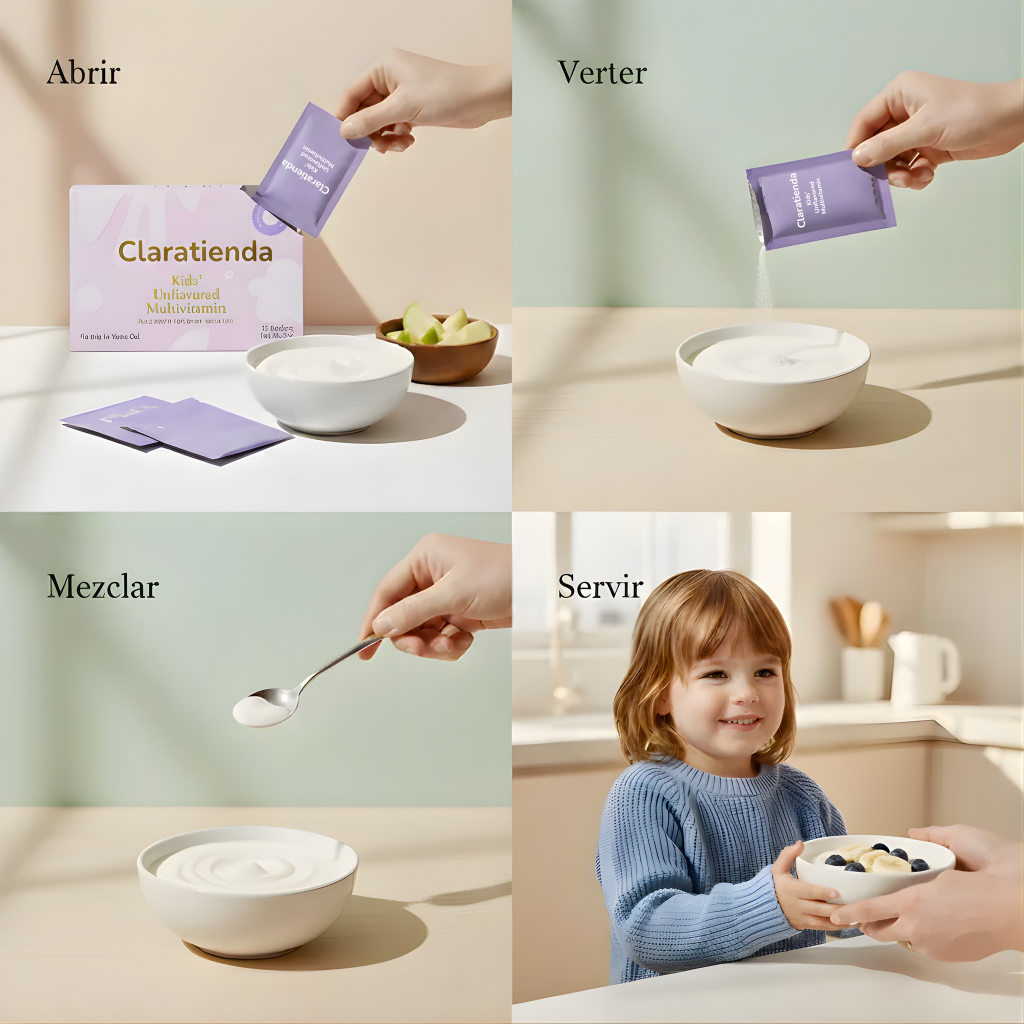 Multivitamínico Invisible para Niños Sensibles