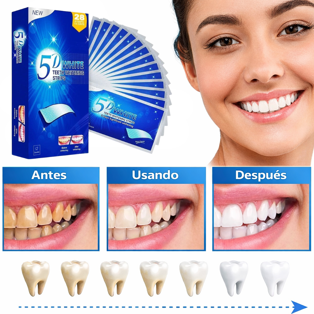 🦷 5D White Pro – Blanqueamiento Dental Profesional en Casa