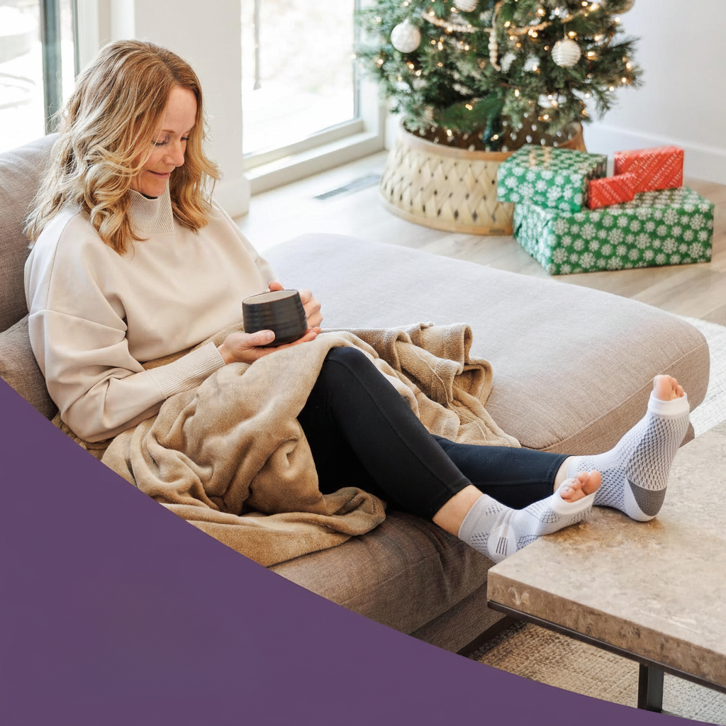 Compresión Comfort Premium: soporte inteligente para piernas más ligeras y con más energía
