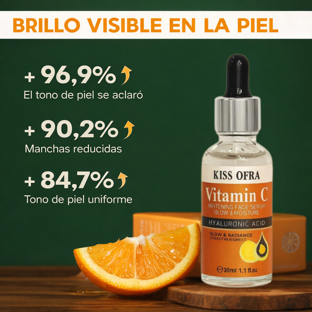 Suero Rejuvenecedor de Vitamina C - Sérum blanqueador y antiage