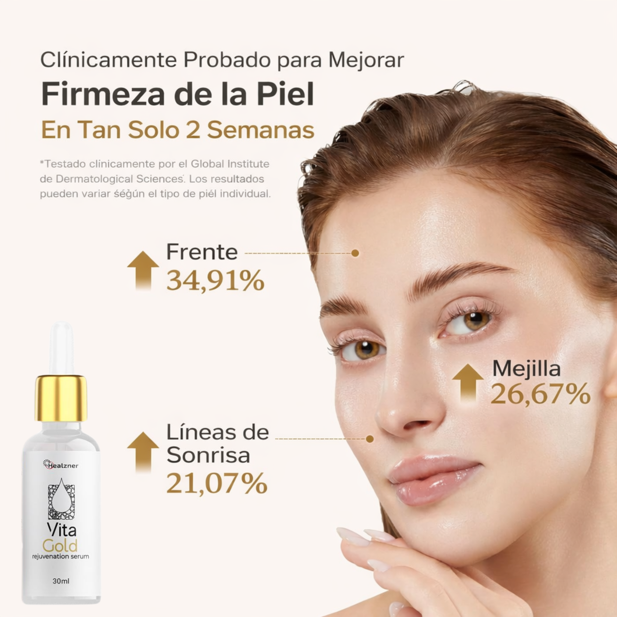 Vita Gold - Suero de Rejuvenecimiento e Hidratación Facial