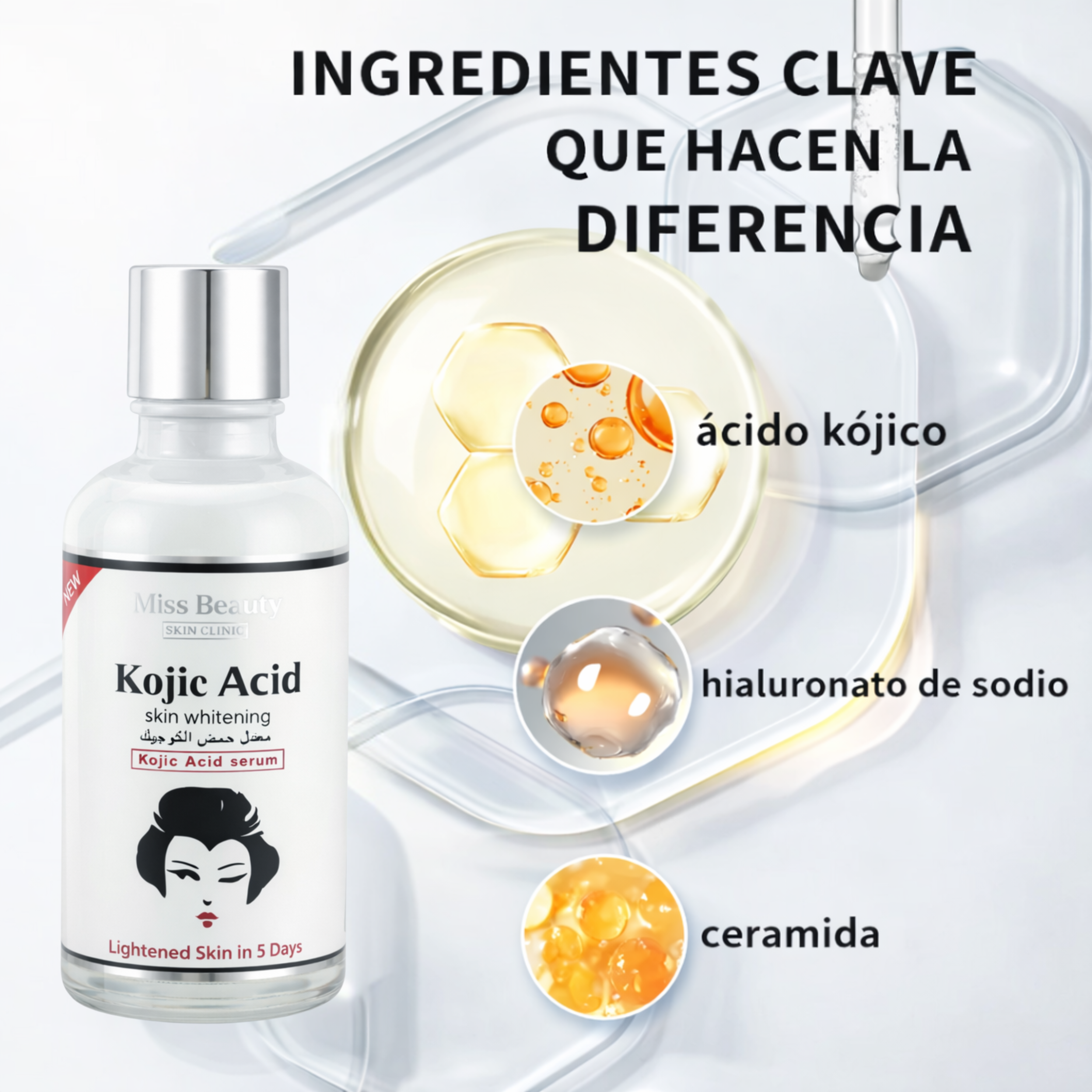 KOJIC ACID SERUM -Atenuá las manchas, Revelá claridad.