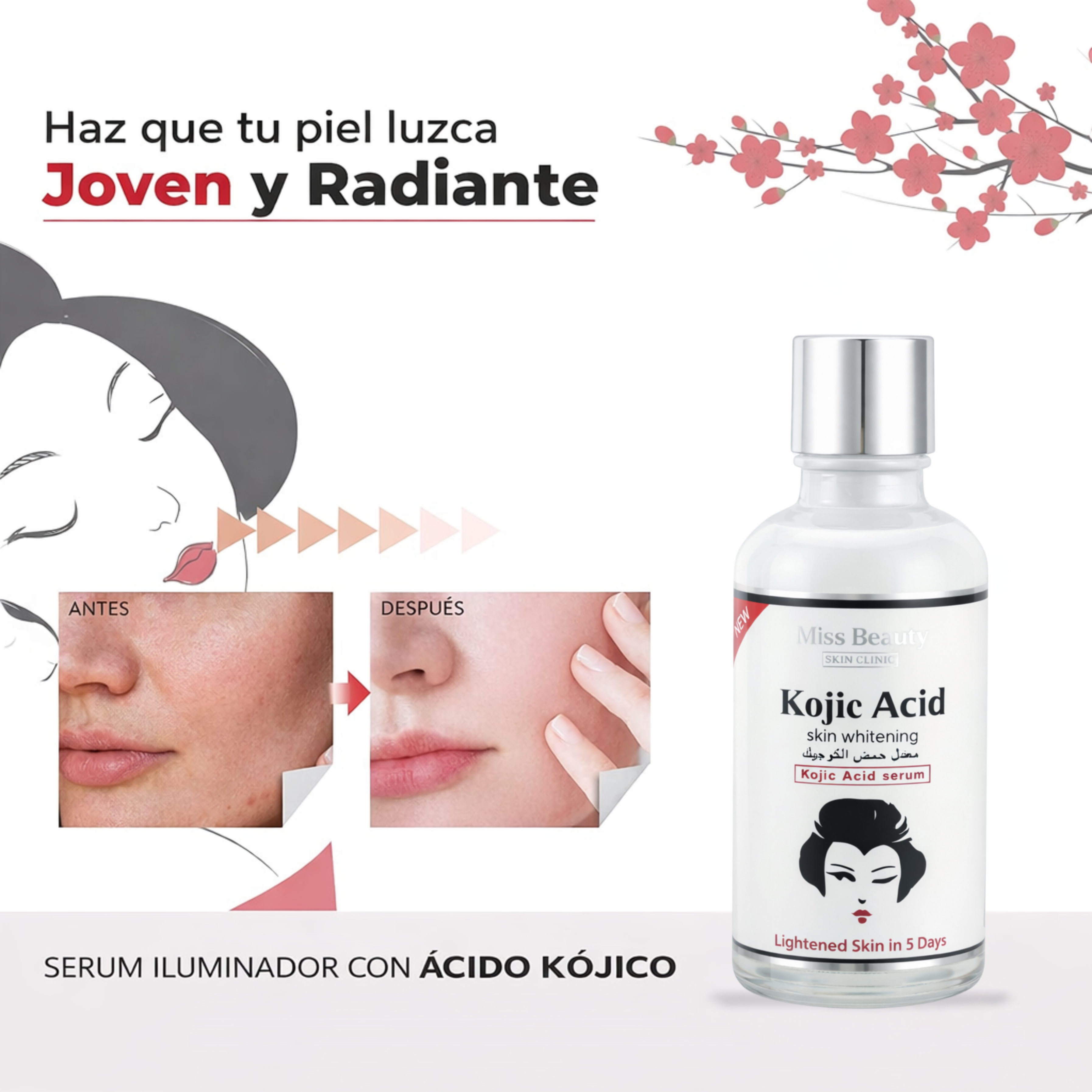 KOJIC ACID SERUM -Atenuá las manchas, Revelá claridad.