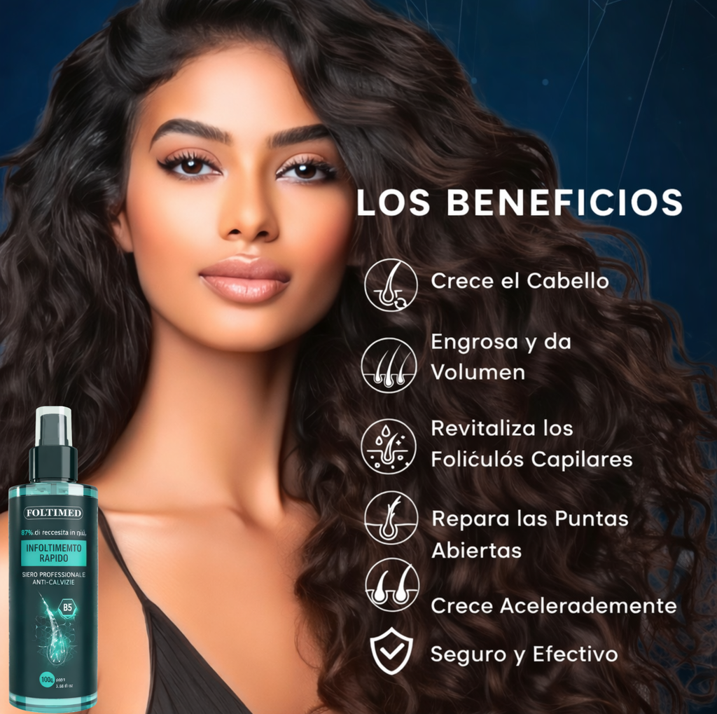 Foltimed – Activador Capilar Intensivo para un Cabello Más Denso y Fuerte