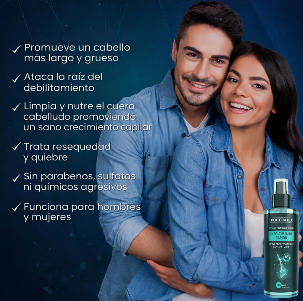 Foltimed – Activador Capilar Intensivo para un Cabello Más Denso y Fuerte