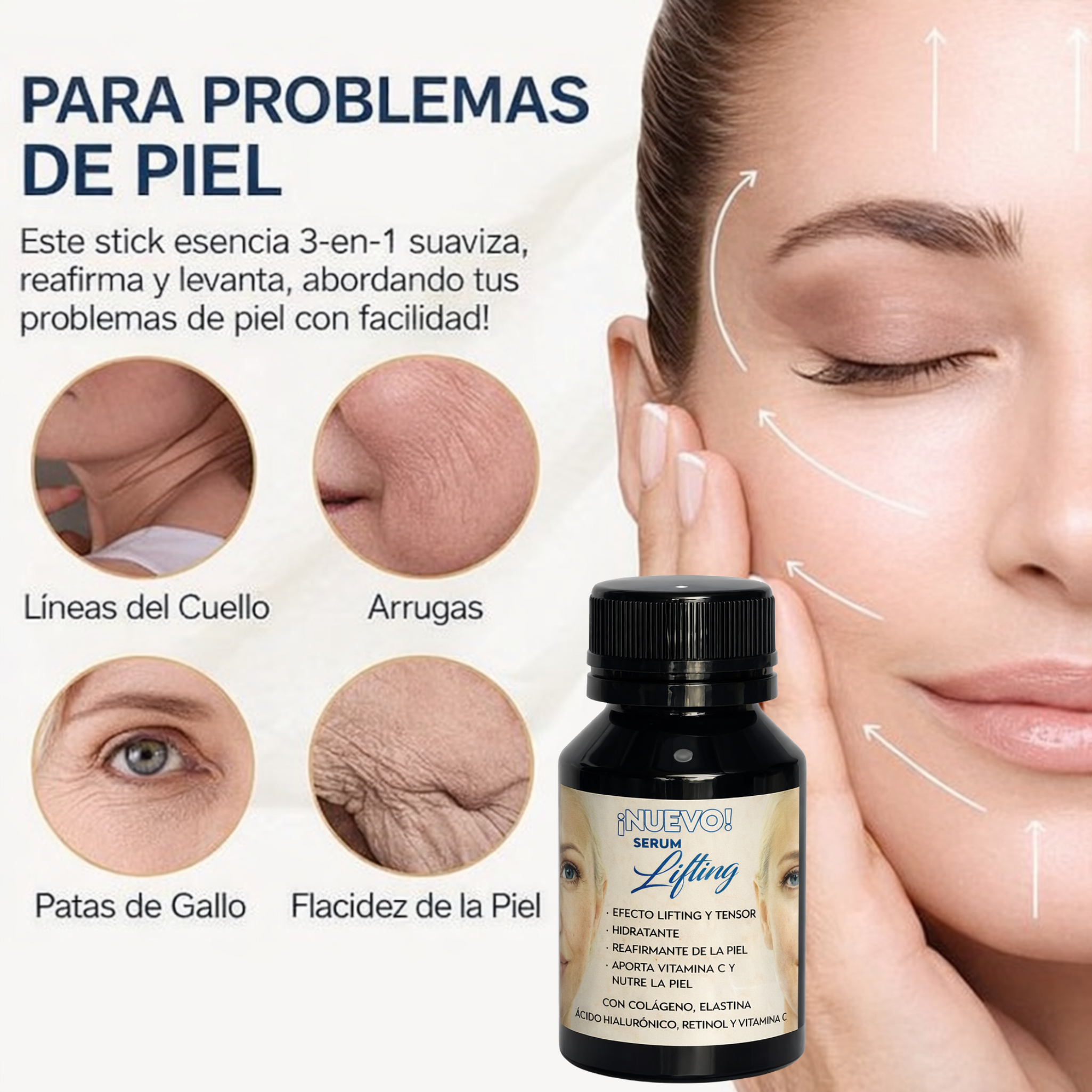 Nuevo Lifting Serum - Hidratación profunda para una piel más firme y suave