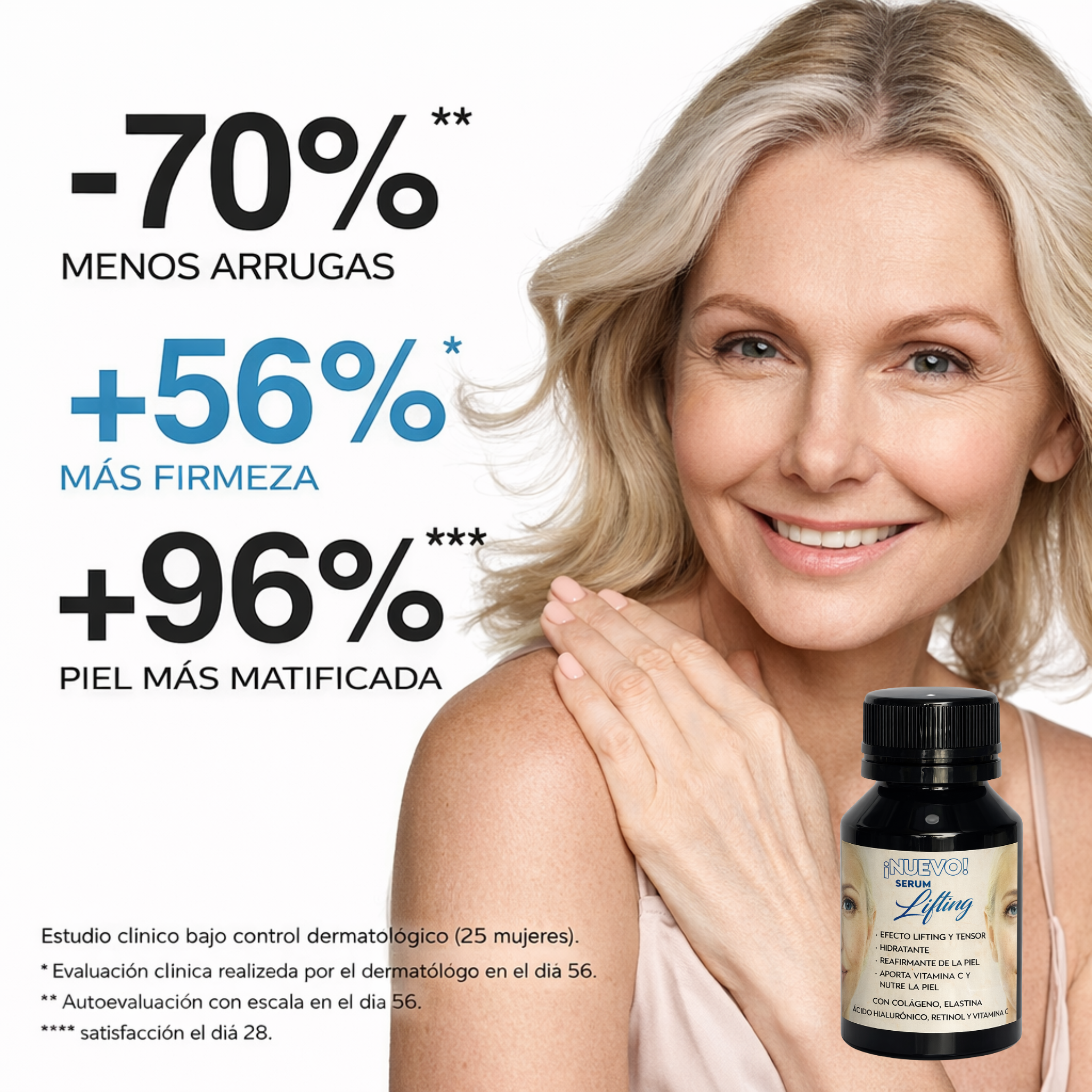 Nuevo Lifting Serum - Hidratación profunda para una piel más firme y suave
