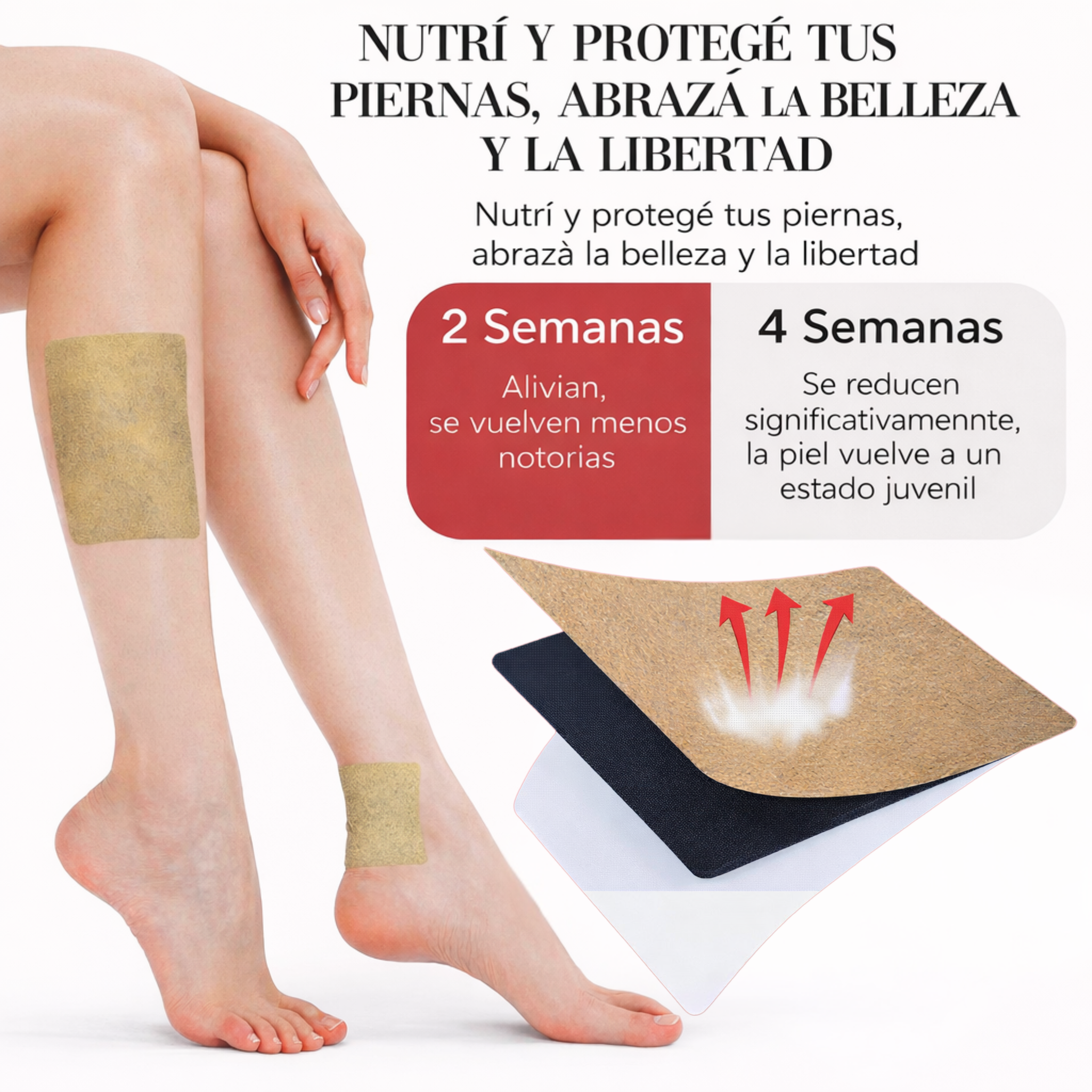 PARCHE PARA VÁRICES - COMODIDAD QUE SENTÍS. CONFIANZA QUE MOSTRÁS