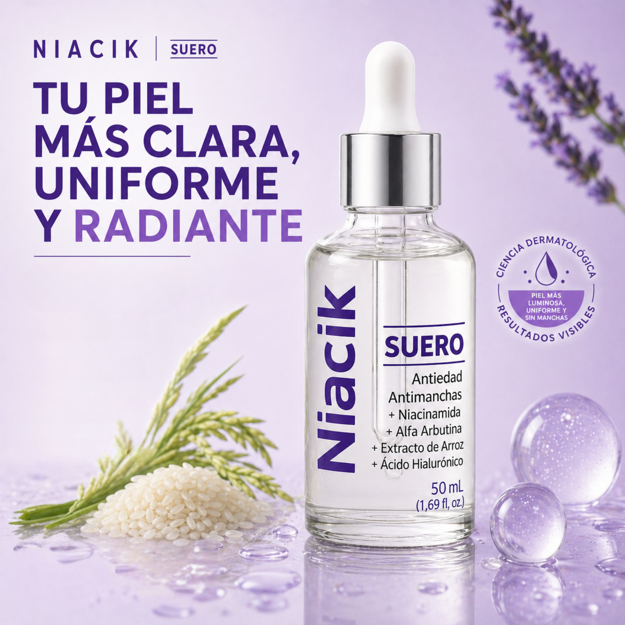 Niacinamida Serum - De imperfecciones visibles a una piel con aspecto impecable
