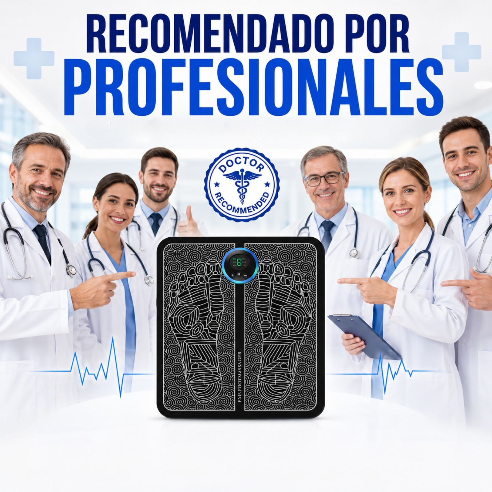 Alfombrilla de Masaje EMS para Pies Para Relajación y Confort Diario
