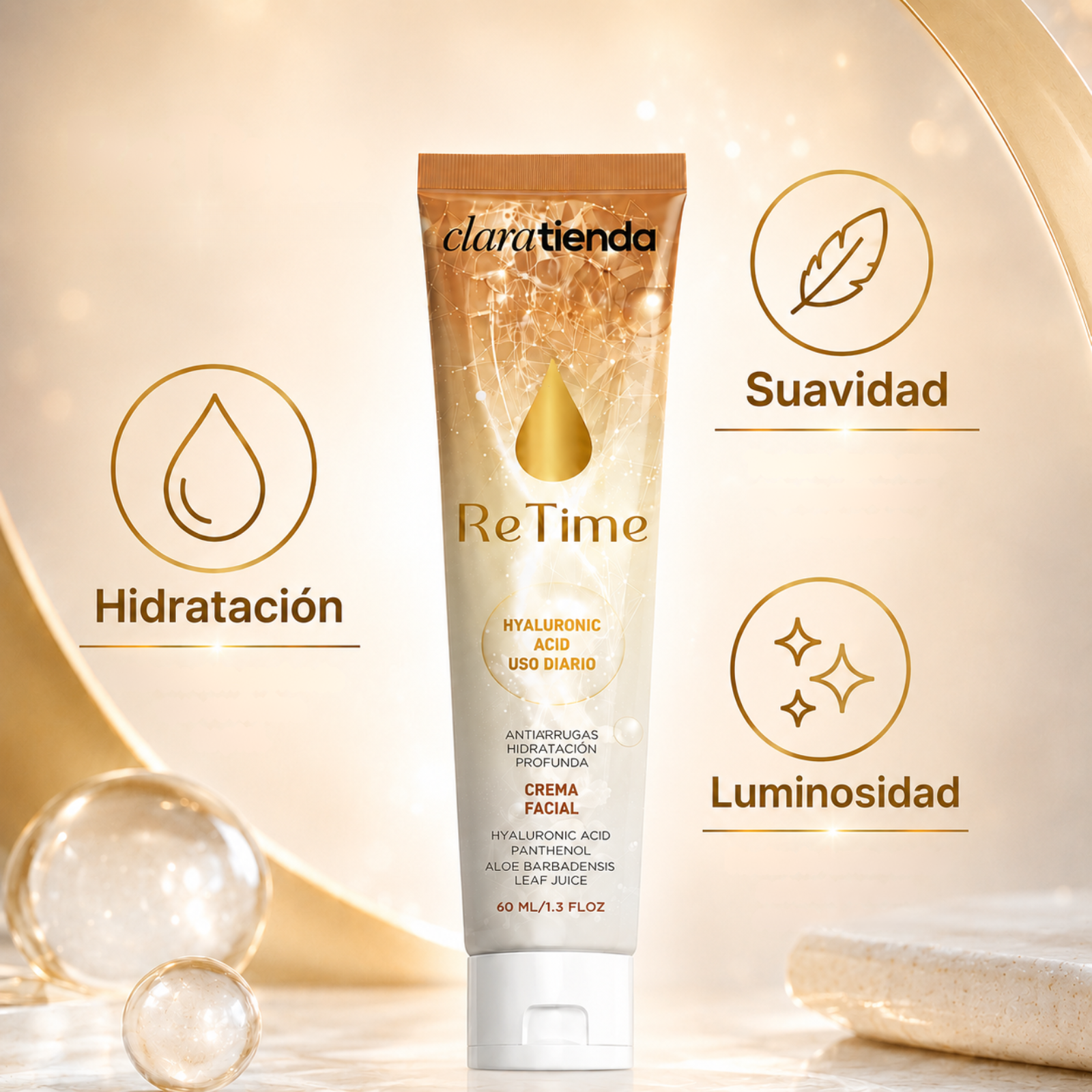 Crema antiedad: menos líneas, piel más lisa.