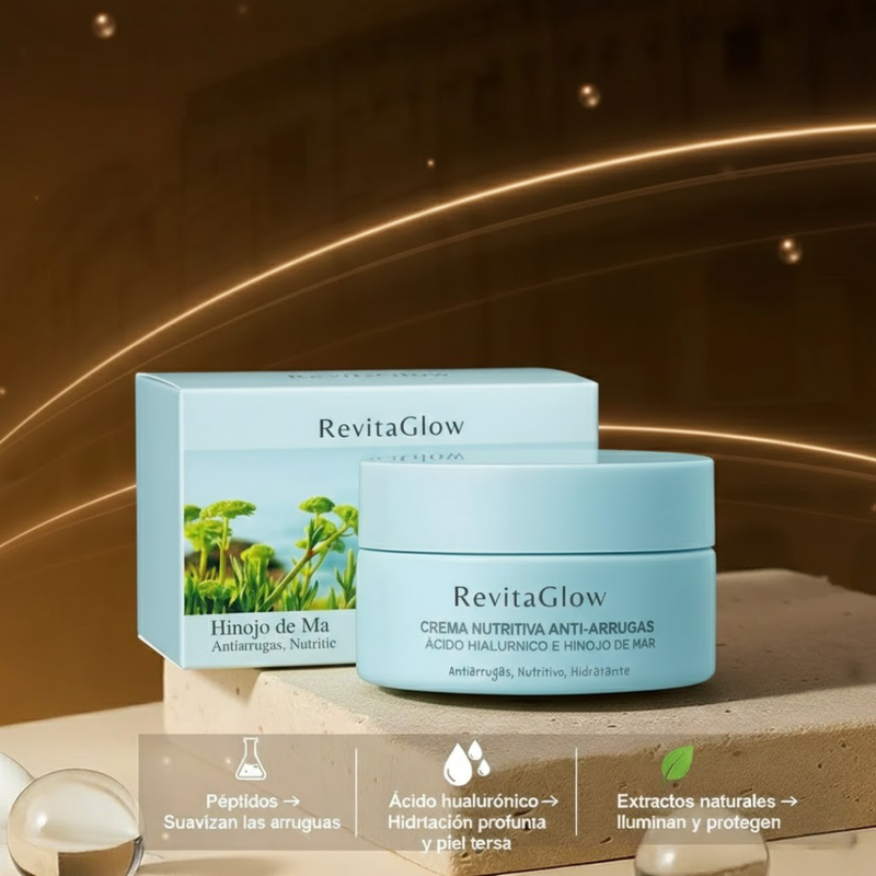 RevitaGlow - Flor Eterna Elixir Antiarrugas Triple Acción