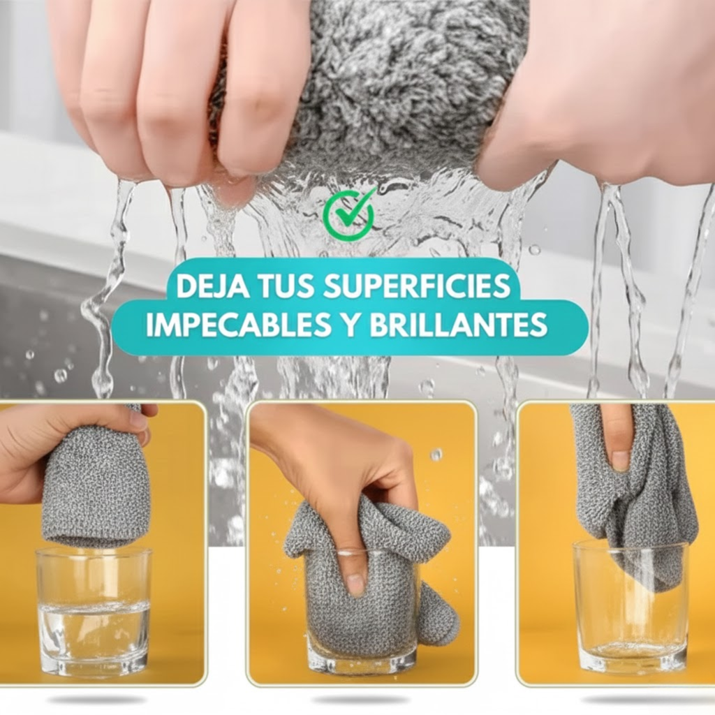 AbsorbMax® Paños Profesional de Microfibra Súper Absorbente – Promo 3x1