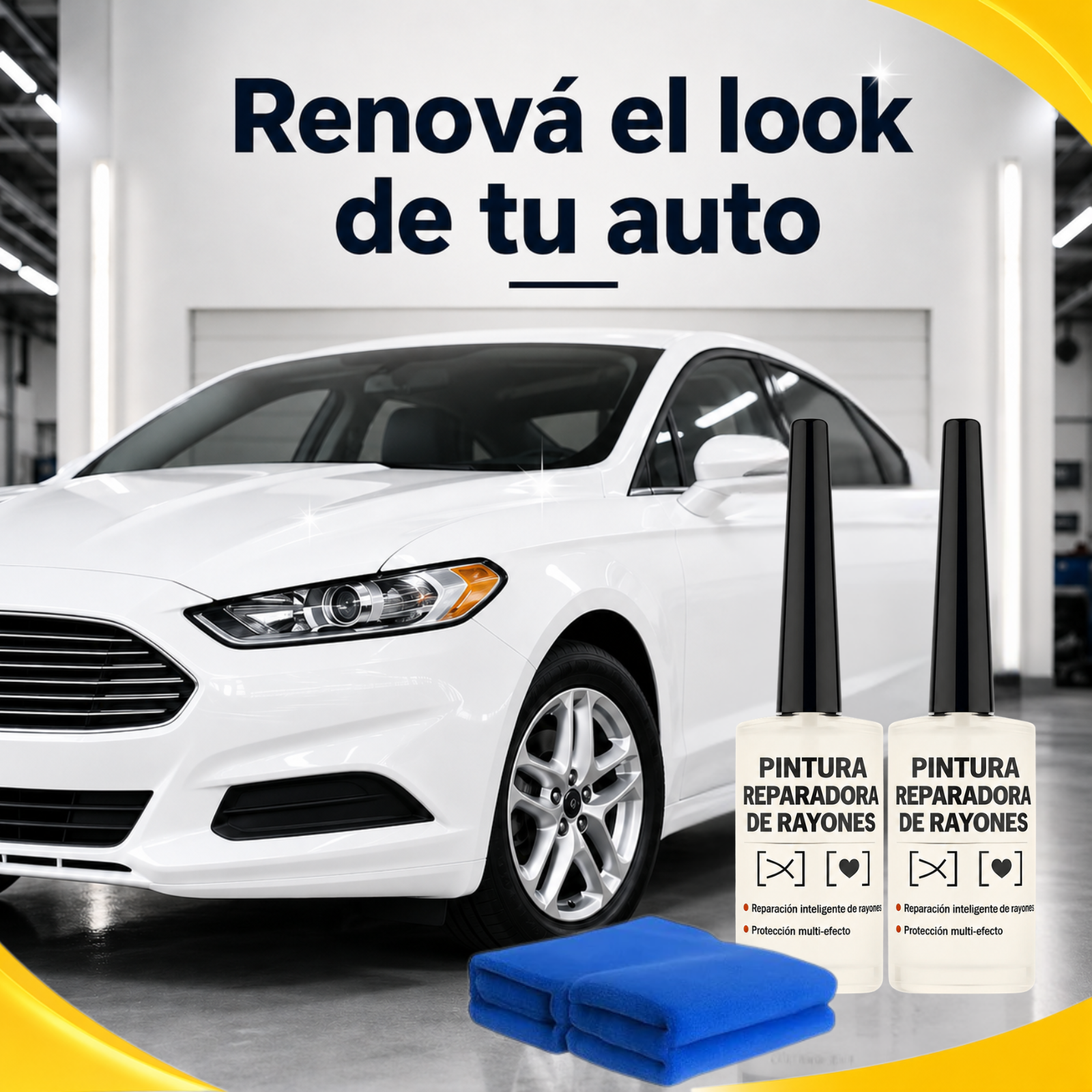 Pintura Reparadora  - Tu auto más presentable en minutos, desde casa.