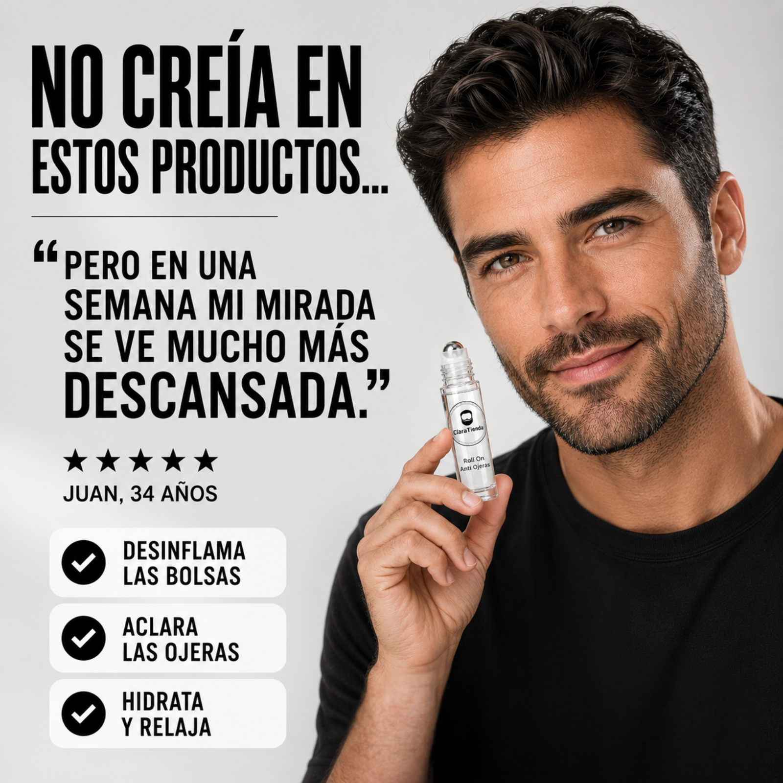 Roll-On Anti Ojeras - Refrescá Tus Ojos, Mejorá tu Imagen.