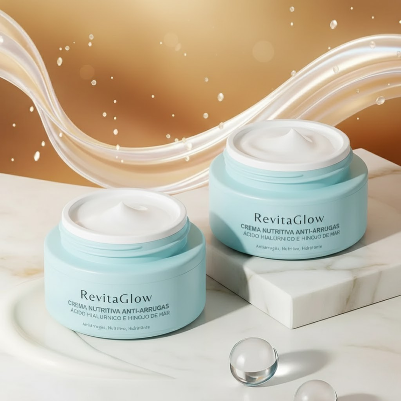 RevitaGlow - Flor Eterna Elixir Antiarrugas Triple Acción